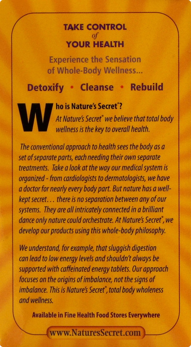 slide 5 of 8, Nature's Secret Super Cleanse, 100 ct