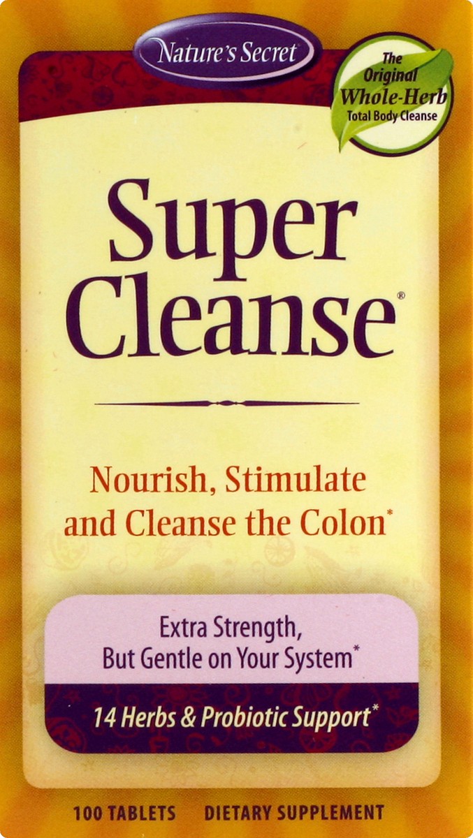 slide 1 of 8, Nature's Secret Super Cleanse, 100 ct