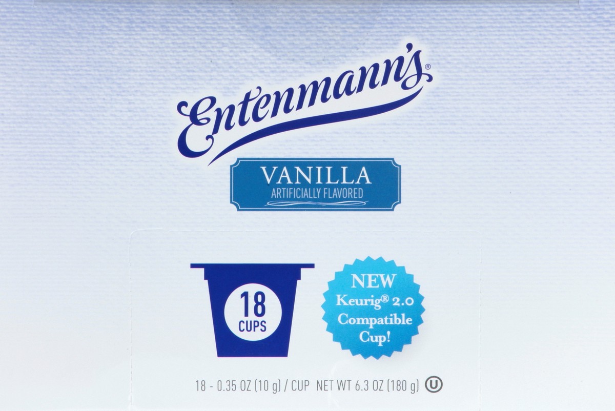 slide 3 of 11, Entenmann's Medium Roast Cups Vanilla Coffee - 18 ct, 18 ct