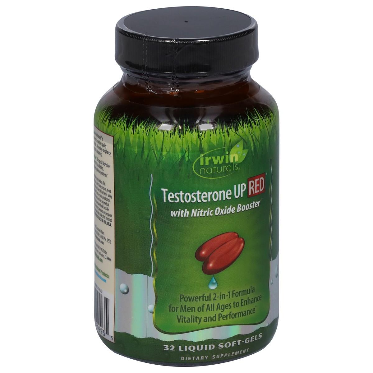 slide 9 of 10, Irwin Naturals Red Testosterone UP 32 Liquid Soft-gels, 32 ct