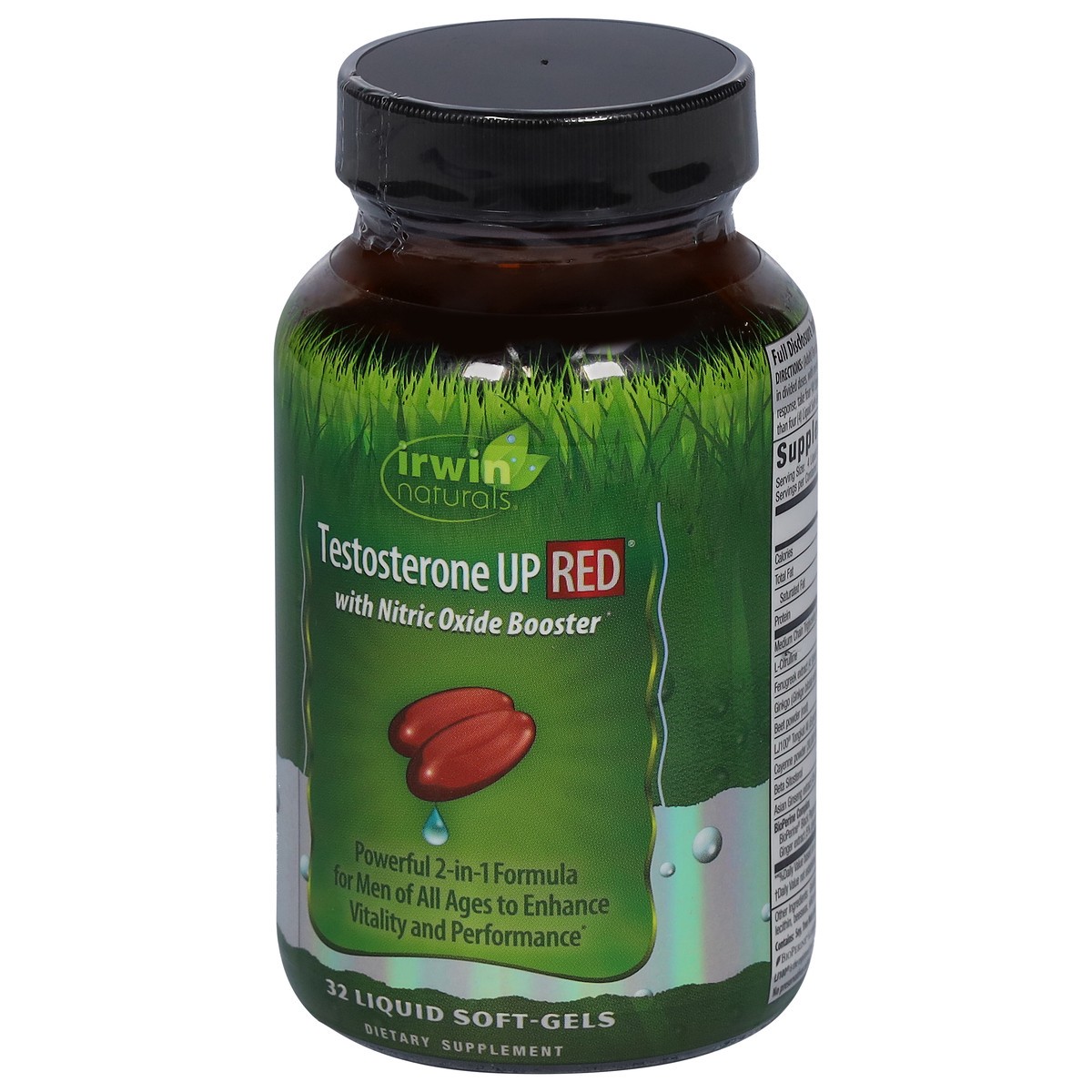 slide 5 of 10, Irwin Naturals Red Testosterone UP 32 Liquid Soft-gels, 32 ct