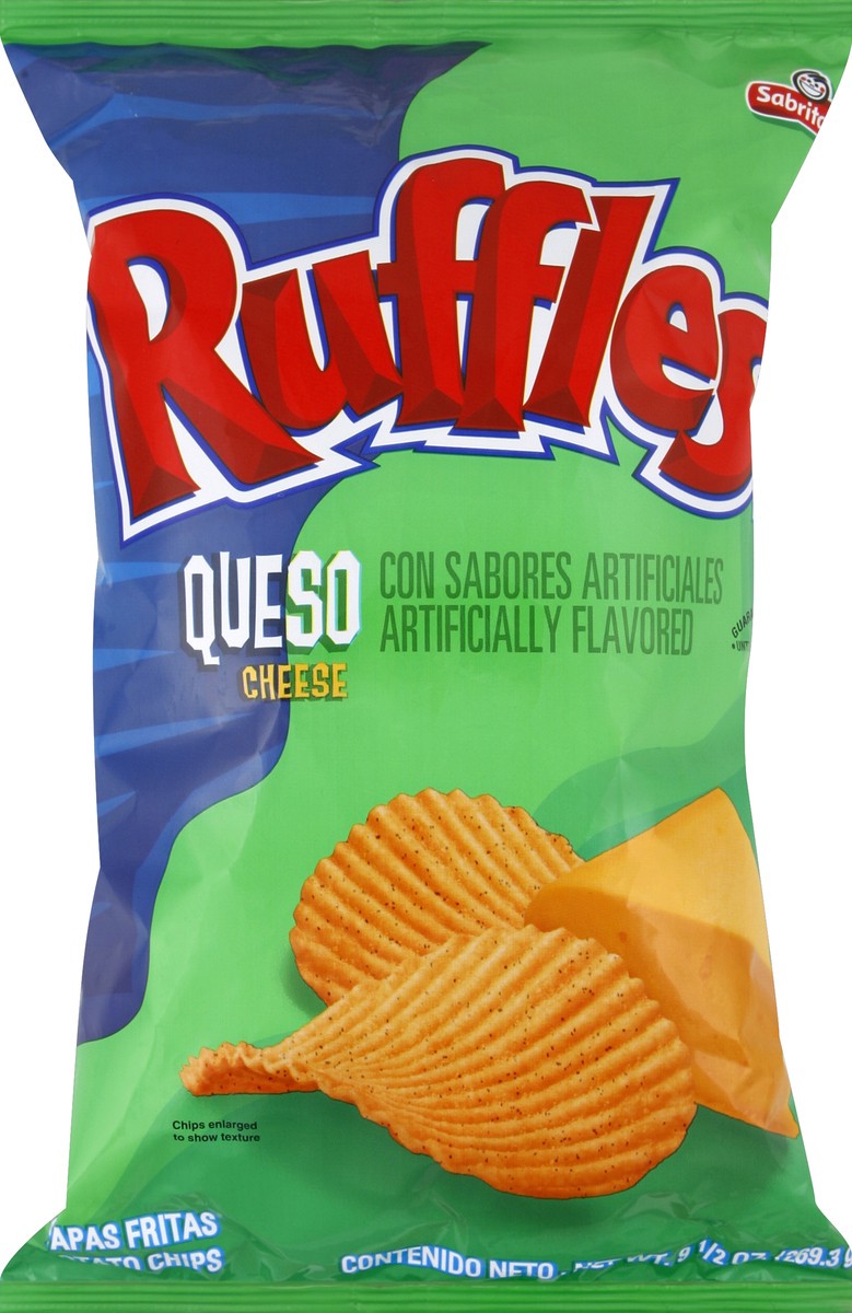 slide 5 of 5, Ruffles Queso Cheese, 1 ct