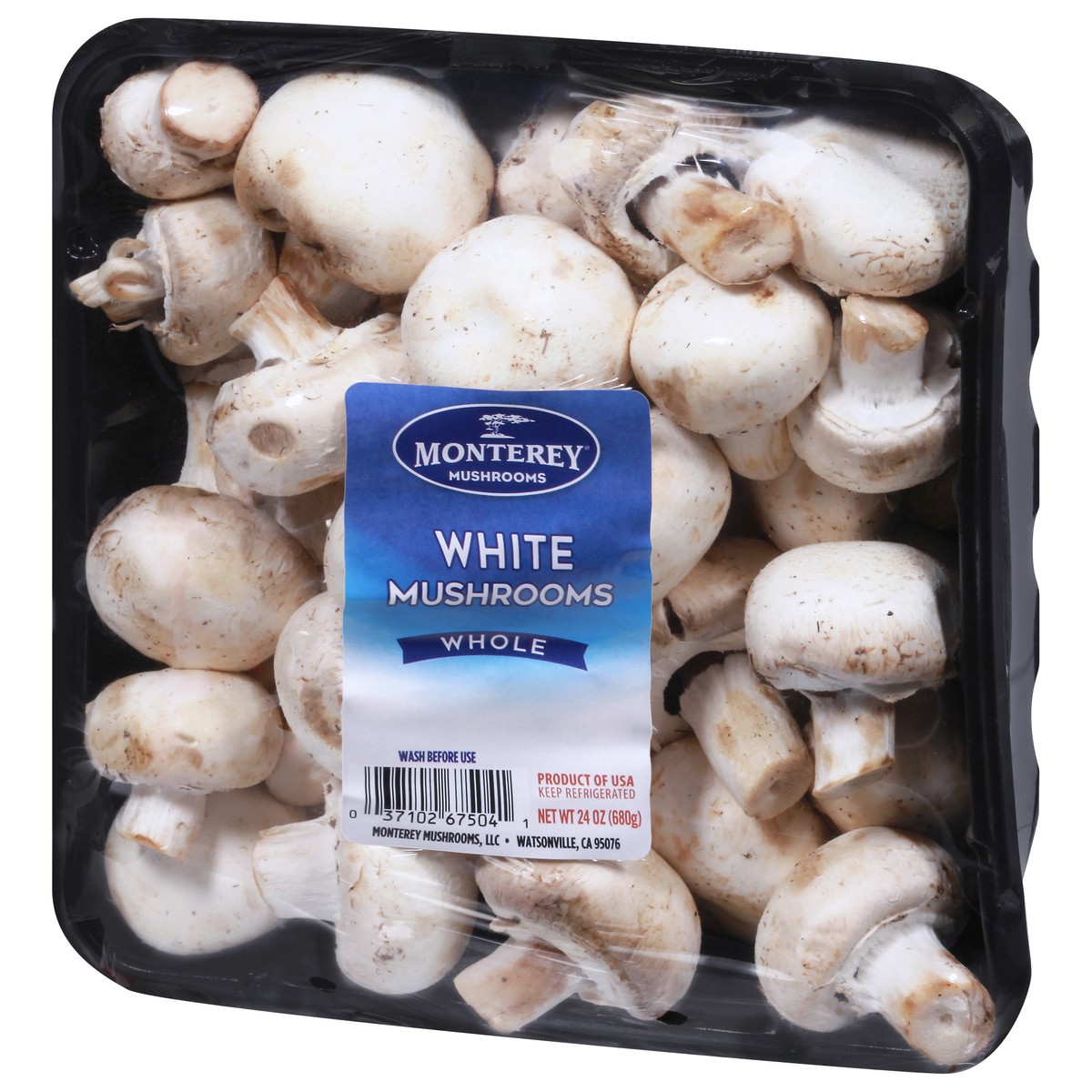 slide 2 of 9, Monterey Whole White Mushrooms, 24 oz