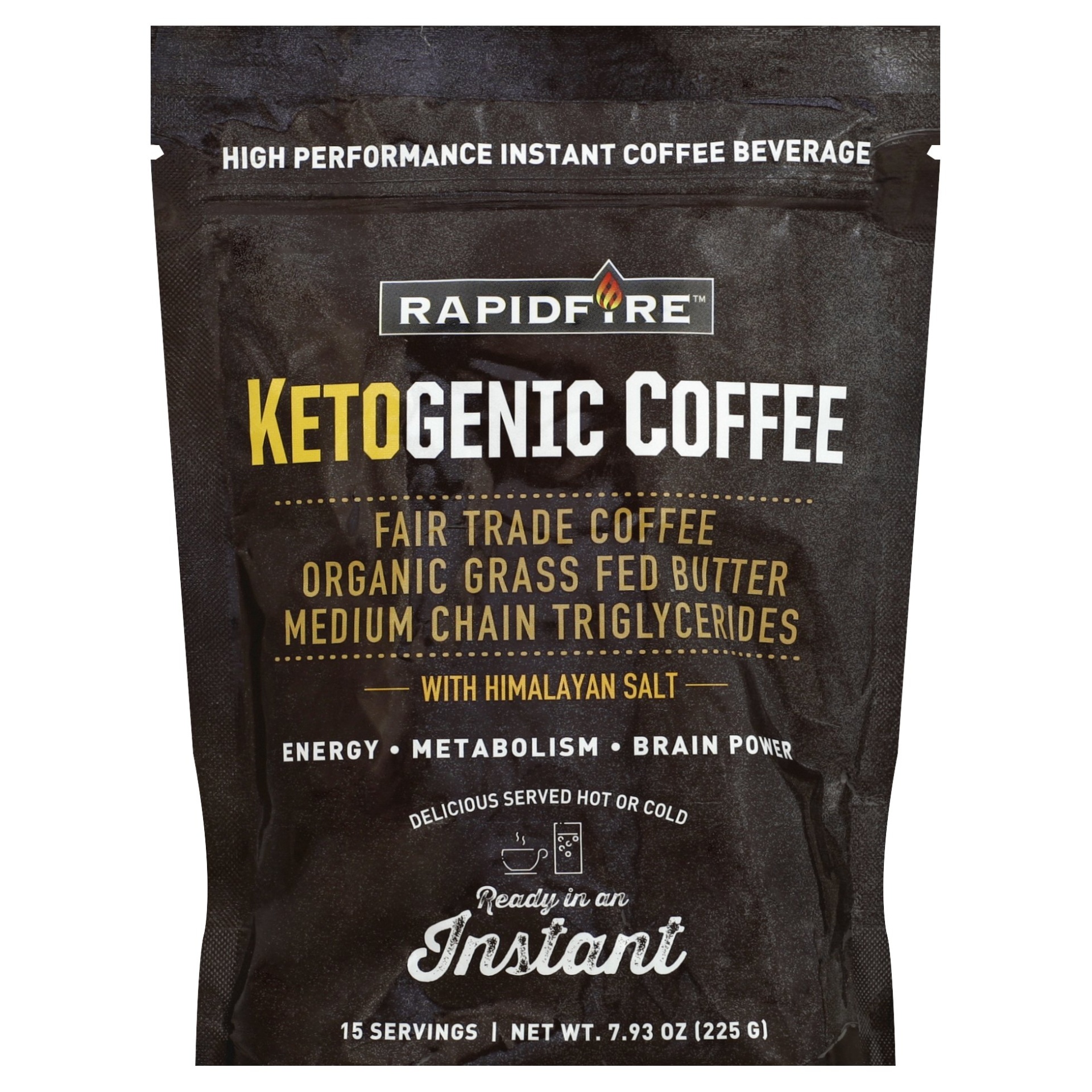 slide 1 of 1, Rapid Fire Ketogenic Coffee, 1 ct
