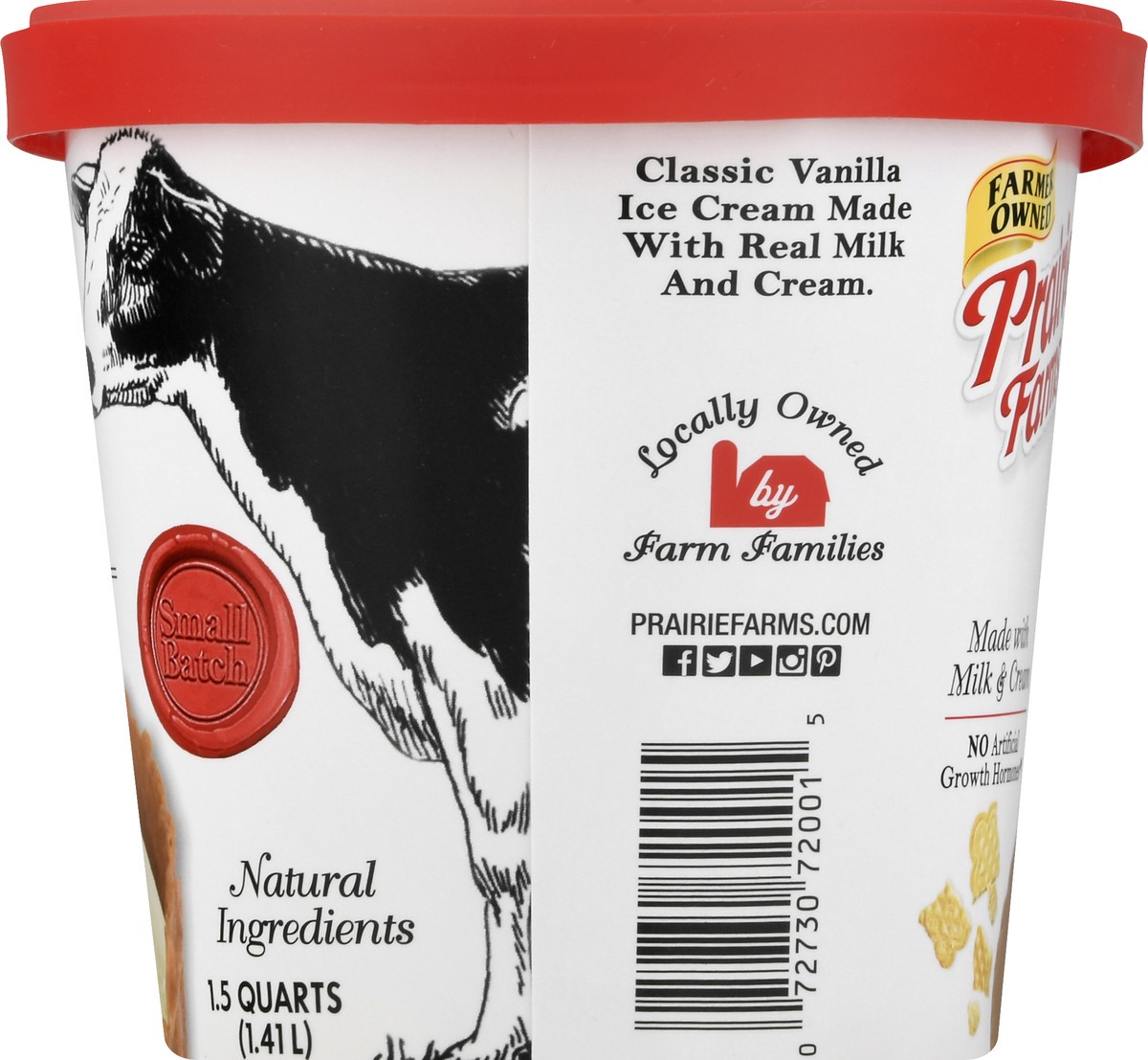 slide 9 of 13, Prairie Farms Premium Vanilla Ice Cream 1.5 qt, 1.5 qt