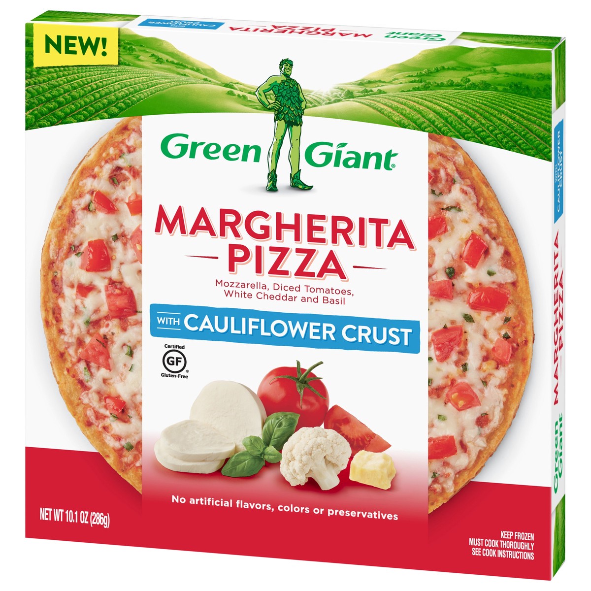 slide 8 of 8, Green Giant Margherita Pizza with Cauliflower Crust 10.1 oz, 10.1 oz