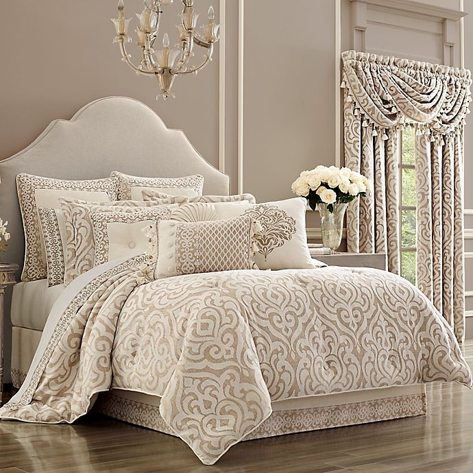 slide 1 of 2, J. Queen New York Milano Queen Comforter Set - Sand, 1 ct