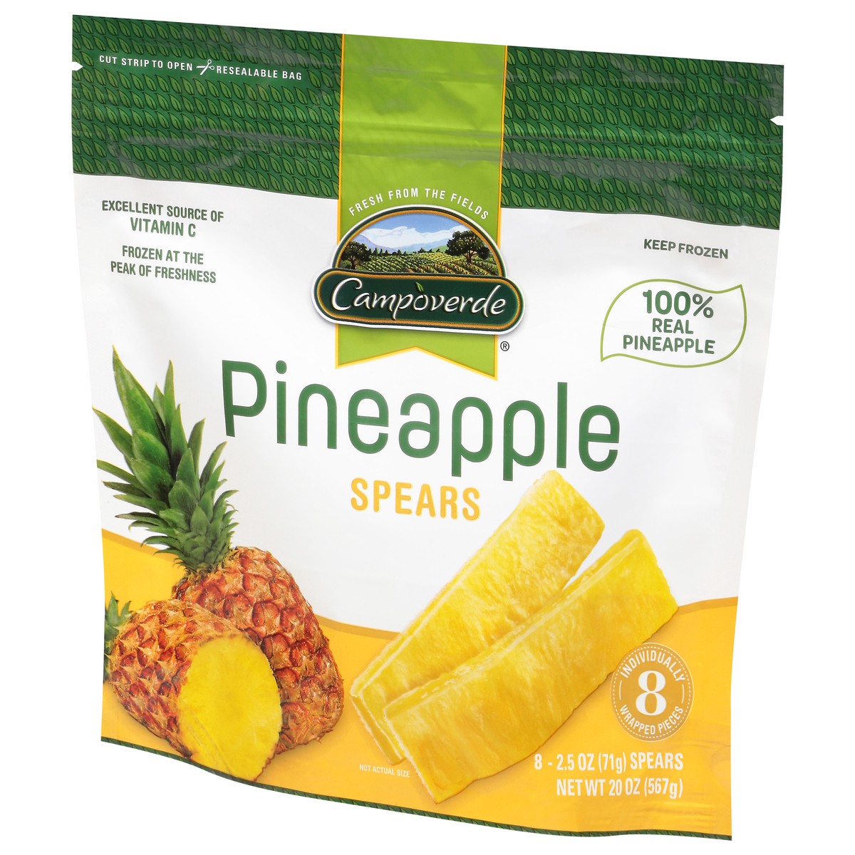 slide 3 of 4, Campoverde Spears Pineapple 8 - 2.5 oz Spears, 12 oz