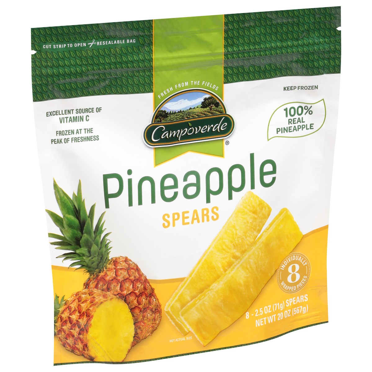 slide 2 of 4, Campoverde Spears Pineapple 8 - 2.5 oz Spears, 12 oz