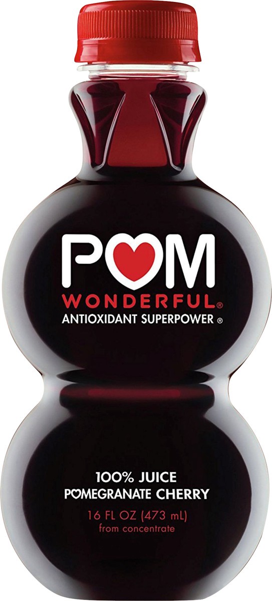 slide 1 of 6, Pom Wonderful Antioxidant Pomegranate Cherry Juice - 16 fl oz, 16 fl oz