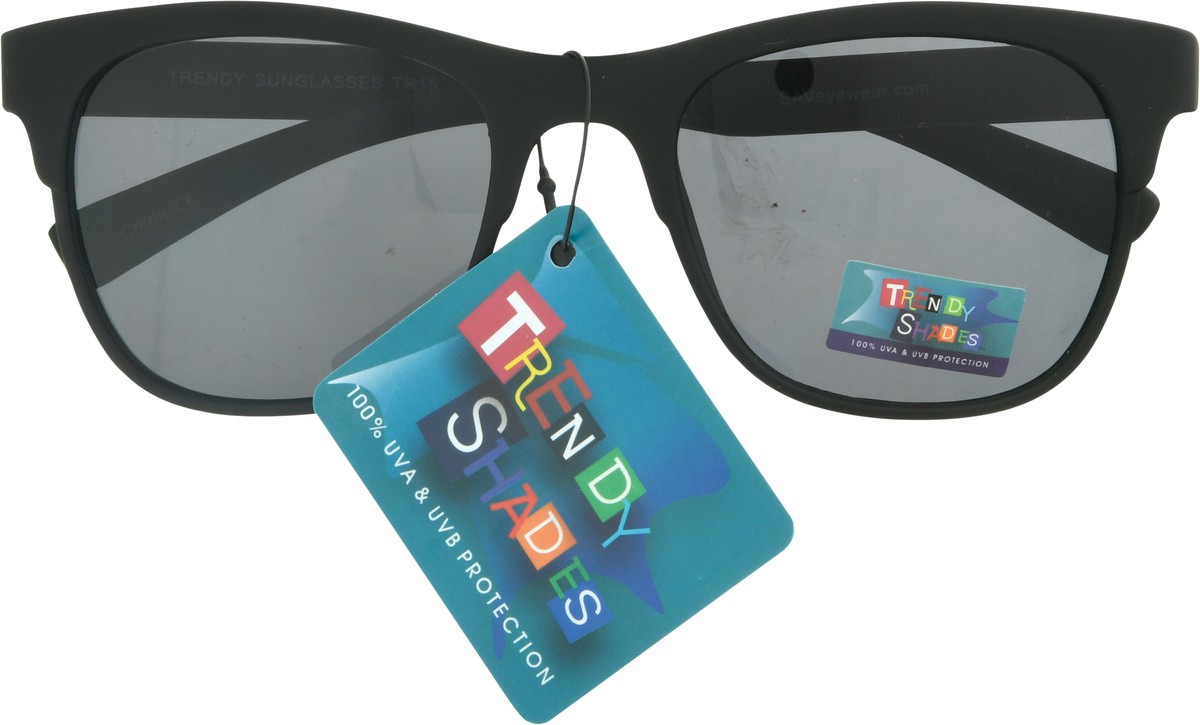 slide 7 of 9, Trendy Shades Clubmaster Plastic Shades 1 ea, 1 ea