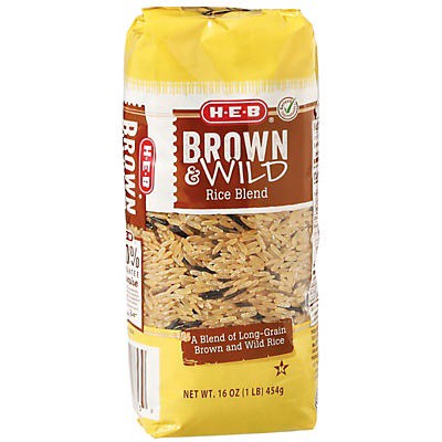slide 1 of 1, H-B Brown & Wild Long Grain Rice - 16 oz, 16 oz