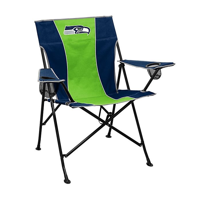 slide 1 of 2, NFL Seattle Seahawks Foldable Pregame Chair, 1 ct