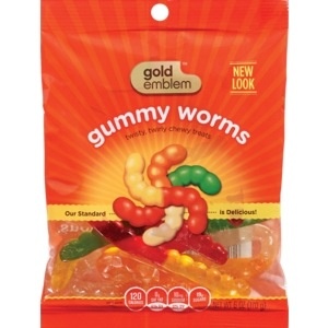 slide 1 of 1, CVS Gold Emblem Gummy Worms, 6.5 oz