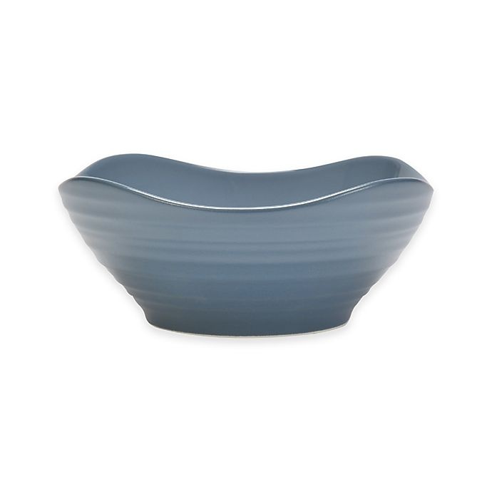 slide 1 of 1, Mikasa Swirl Square Cereal Bowl - Blue, 1 ct