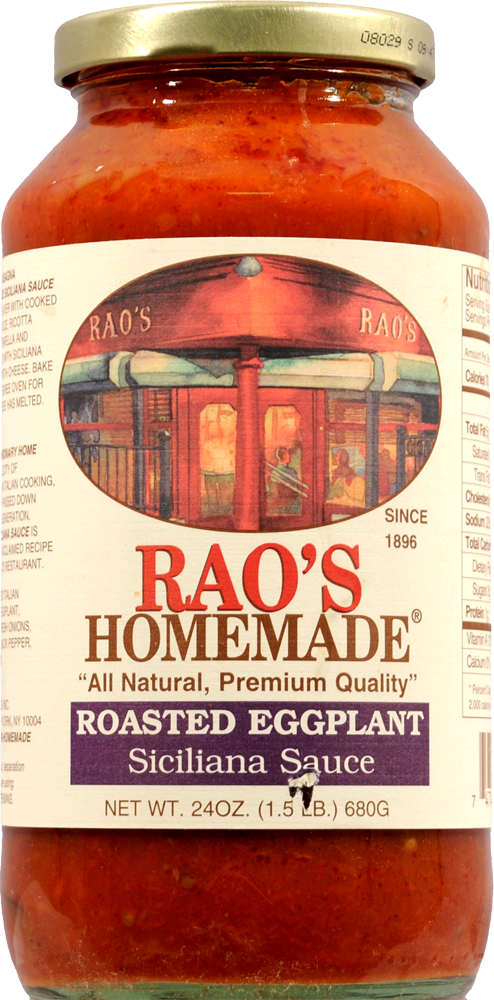 slide 1 of 1, Rao's Homemade Siciliana Sauce, Roasted Eggplant, 24 oz