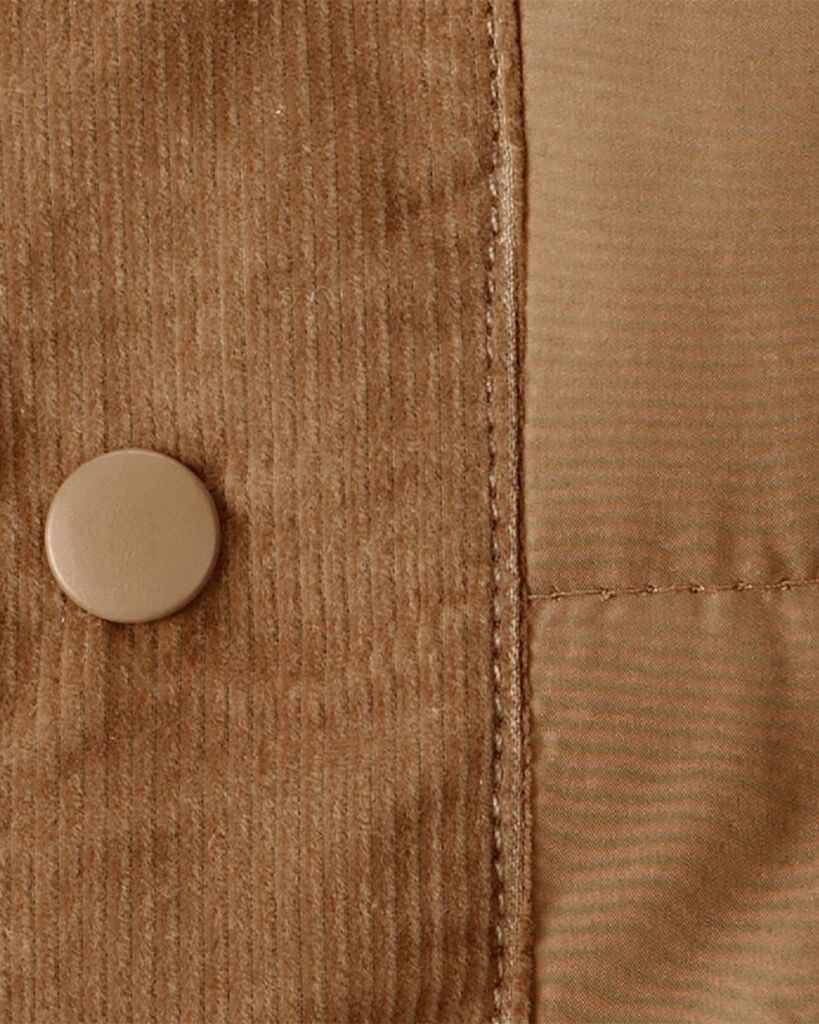 slide 2 of 2, Baby Boy Sleeveless Puffer Vest - Brown Brown 12M, 1 ct