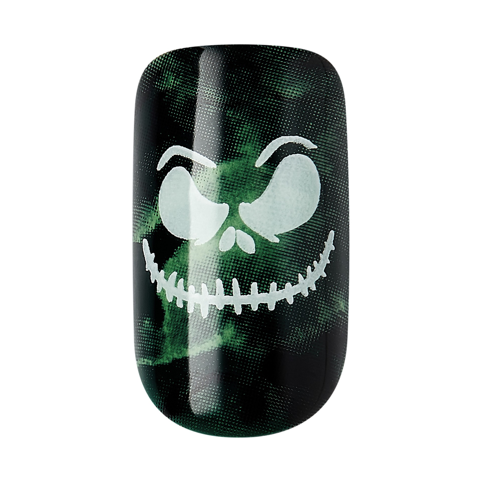 slide 5 of 5, imPRESS Press-On Nails, Halloween, No Glue Needed, Green, Medium Square Shape, 33 Ct., 33 ct