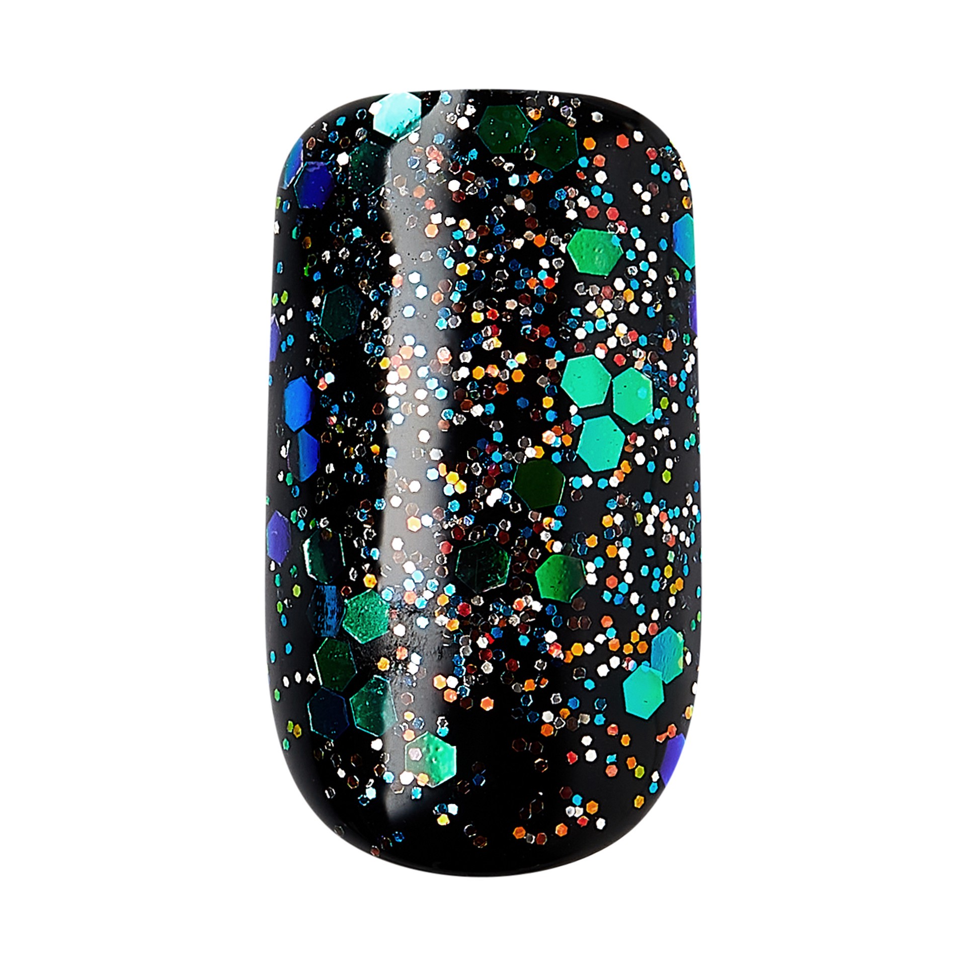 slide 4 of 5, imPRESS Press-On Nails, Halloween, No Glue Needed, Green, Medium Square Shape, 33 Ct., 33 ct