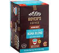 slide 1 of 1, Boyer's Kona Blend Single Serve Coffee - 12 ct, 12 ct