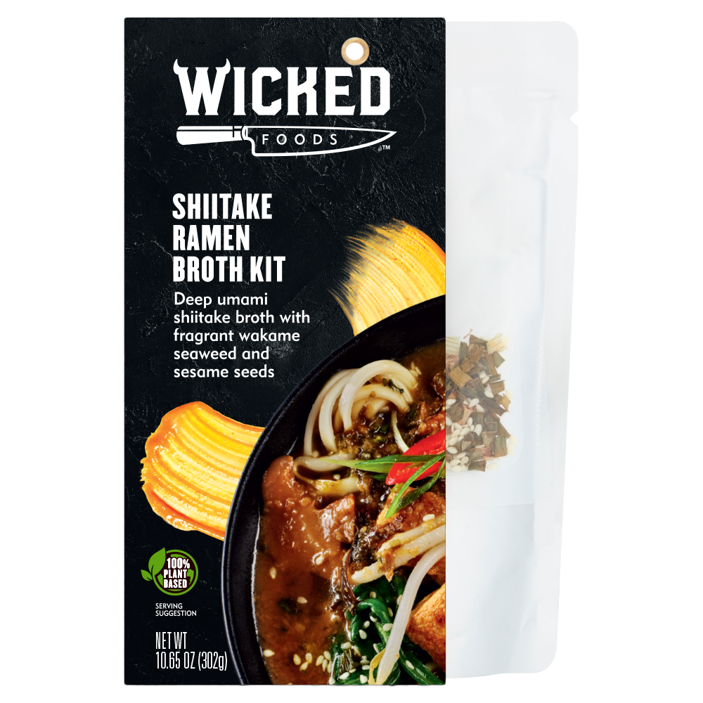 slide 1 of 1, Wicked Kitchen Foods Shitake Ramen Broth Kit, 10.65 oz