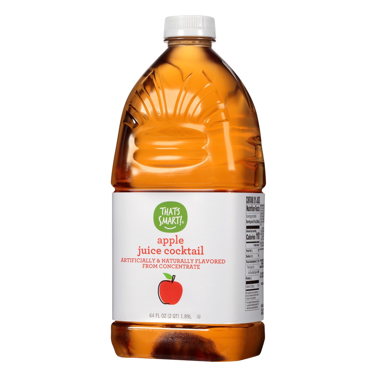 slide 4 of 12, That's Smart! That's Smart Apple Juice Cocktail - 64 oz, 64 oz