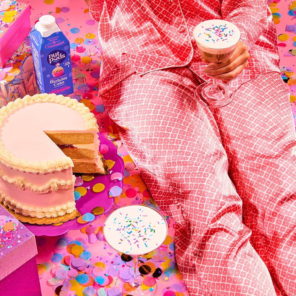 slide 4 of 6, nutpods Birthday Cake Non Dairy Coffee Creamer made with Almonds and Coconuts (each), 25.4 fl oz