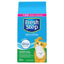 Fresh Step Non Clumping Cat Litter With Febreze Freshness, 21 lb. Bag