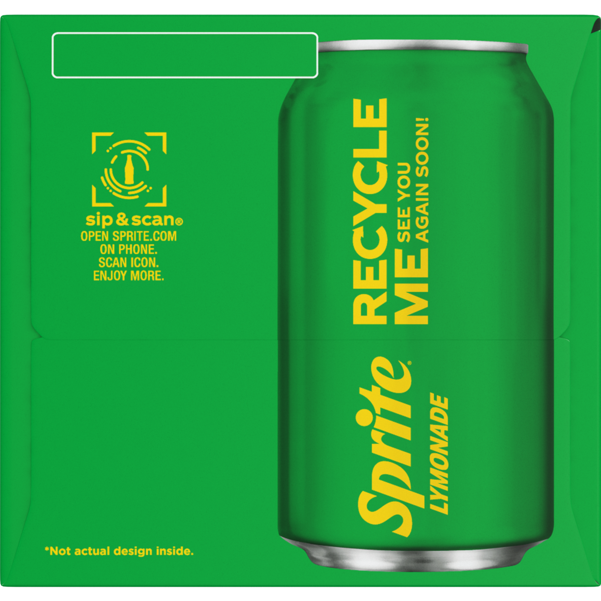 slide 4 of 5, Sprite Lymonade Fridge Pack Cans, 12 fl oz, 12 Pack, 12 ct