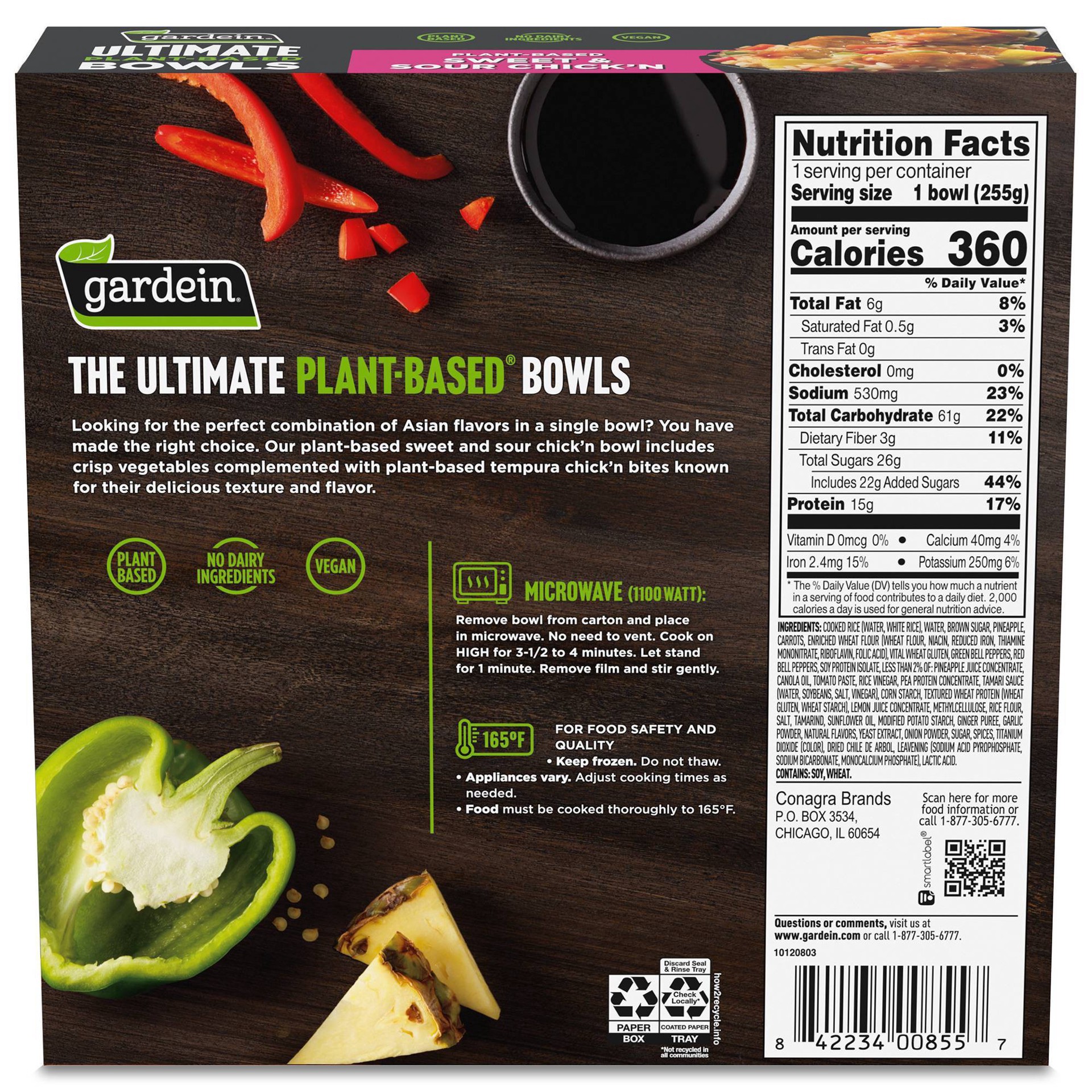 slide 3 of 4, Gardein Ultimate Plant-Based Bowls 9 oz, 9 oz