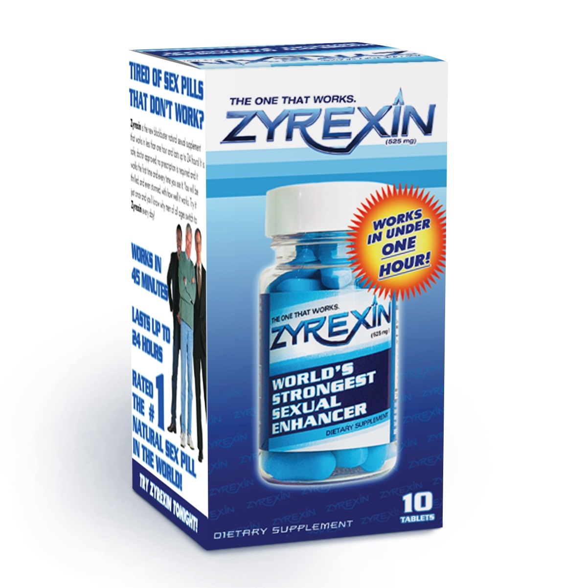 Zyrexin Sexual Enhancer 10 Ea 10 Ct Shipt 6436