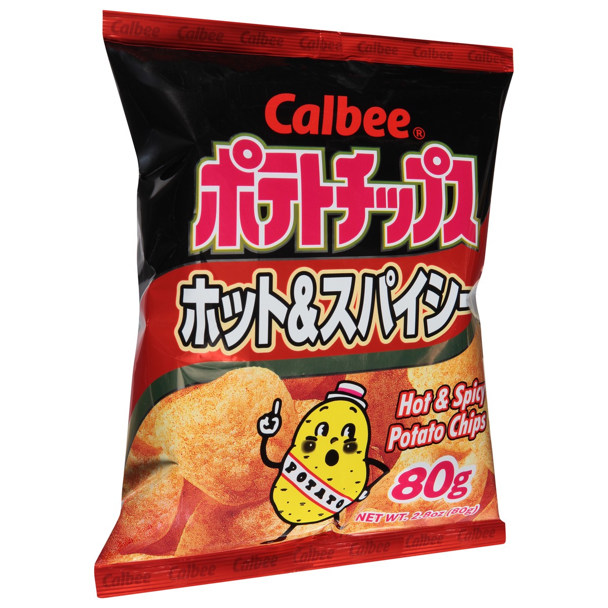 slide 2 of 9, Calbee Hot & Spicy Potato Chips 2.8 oz, 2.8 oz