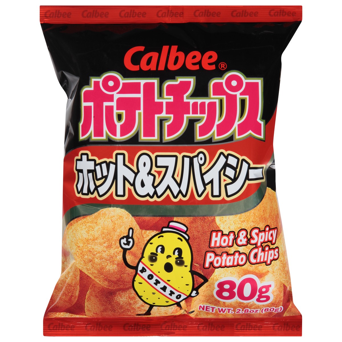 slide 1 of 9, Calbee Hot & Spicy Potato Chips 2.8 oz, 2.8 oz