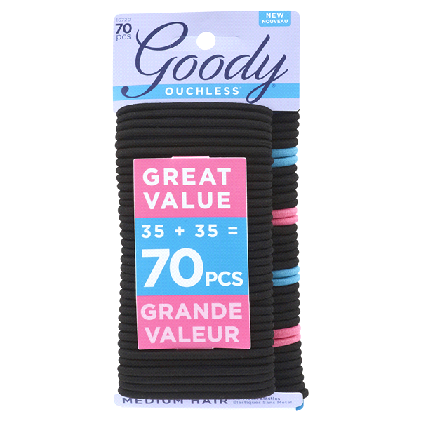 slide 1 of 7, Goody Ponytail 70 ea, 70 ct