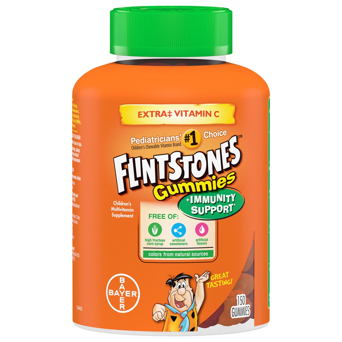 slide 2 of 8, Flintstones Gummies Immunity Support 150 ea Bottle, 150 ct