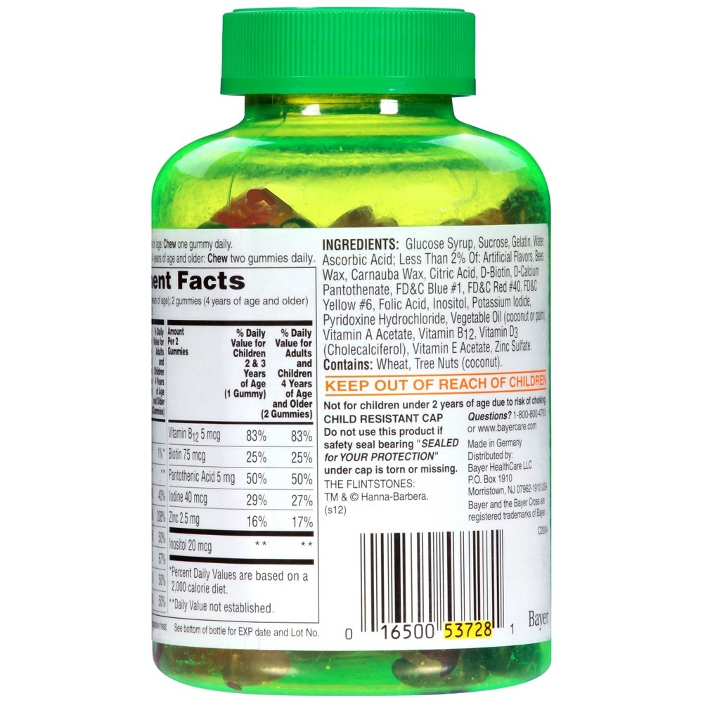 slide 2 of 2, Flintstones Children's Multivitamin/Multimineral Plus Immunity Support Dietary Supplement Gummies, 150 ct