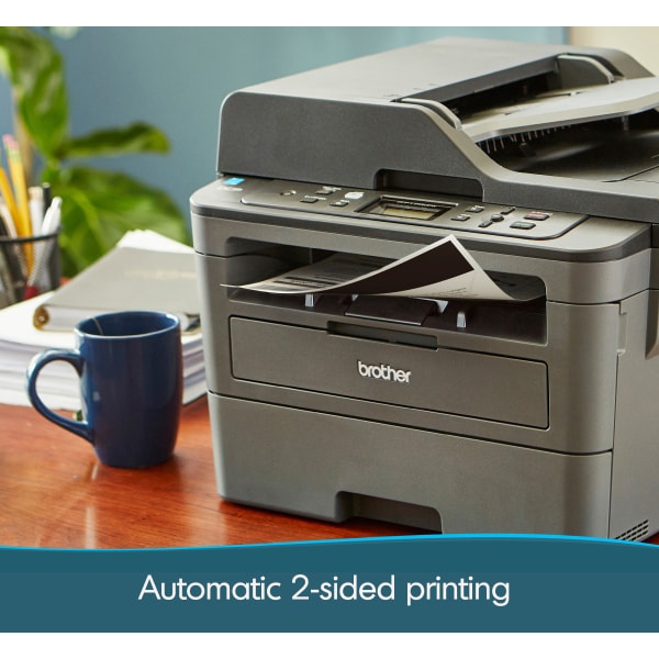 slide 6 of 10, Brother Dcp-L2550Dw Wireless Laser All-In-One Monochrome Printer, 1 ct