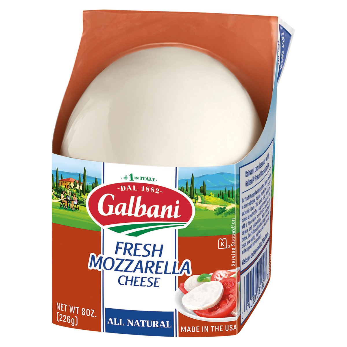slide 3 of 9, Galbani 8oz Fresh Mozzarella Cheese, 8 oz