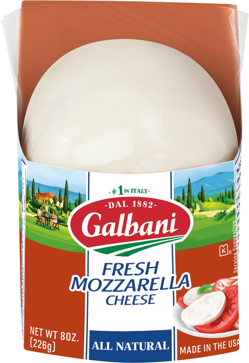 slide 6 of 9, Galbani 8oz Fresh Mozzarella Cheese, 8 oz