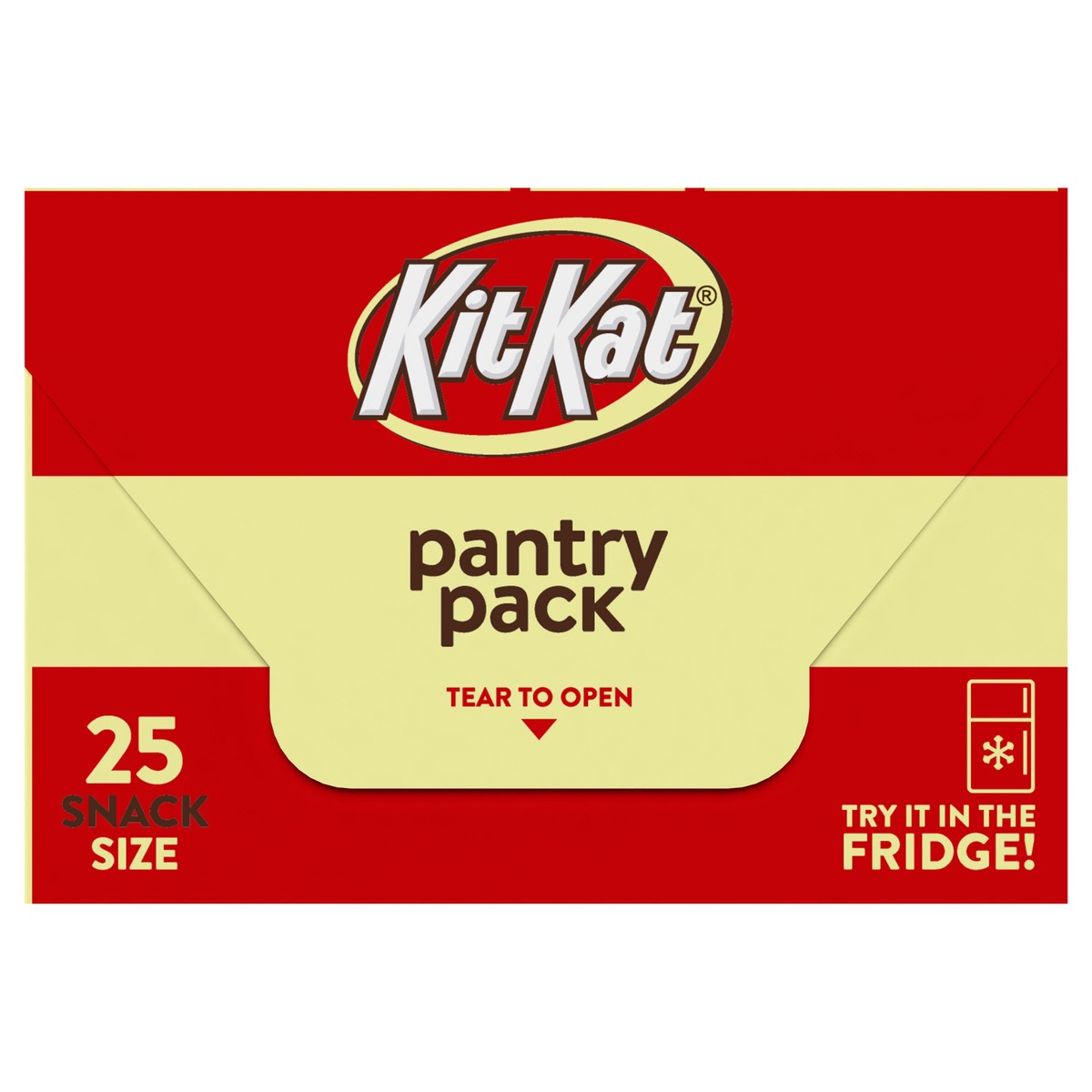 slide 1 of 1, KIT KAT Milk Chocolate Snack Size, Individually Wrapped, Pantry Pack Wafer Candy Bars, .49 oz (25 Count), 12.25 oz