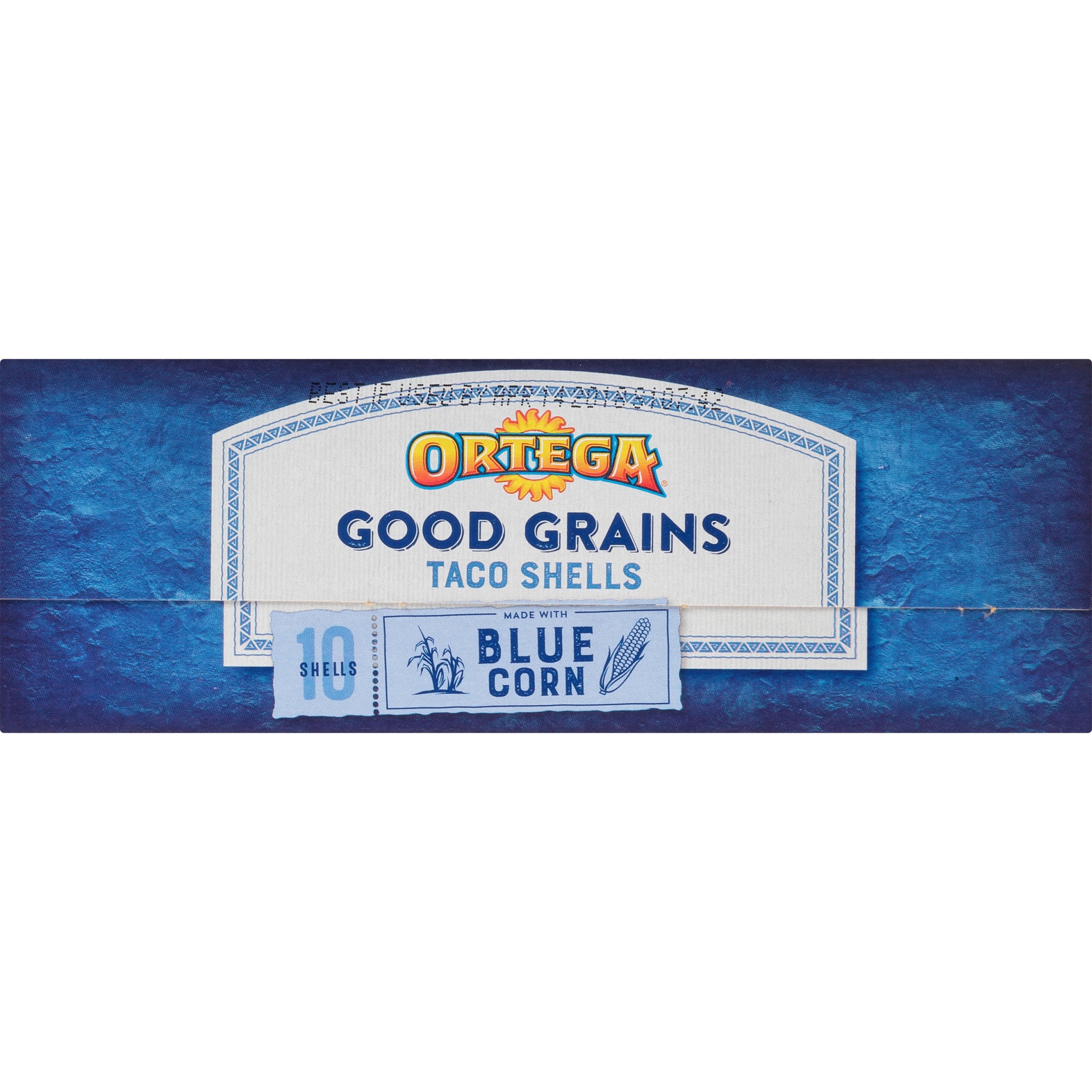 slide 4 of 8, Ortega Good Grains Taco Shells Blue Corn, 10 ct