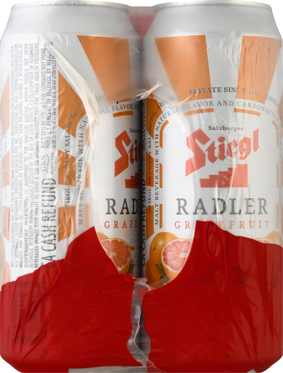 slide 3 of 10, Stiegl Grapefruit Radler, 67.6 fl oz