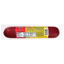 Ambassador Big N' Cheesy Summer Sausage with Pepper Jack Cheese 18 oz