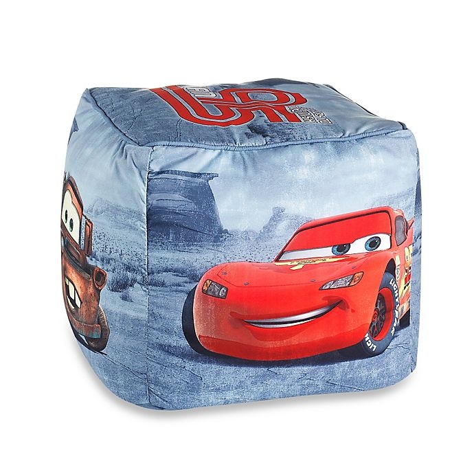 slide 1 of 1, Disney Cars Printed Pouf, 1 ct