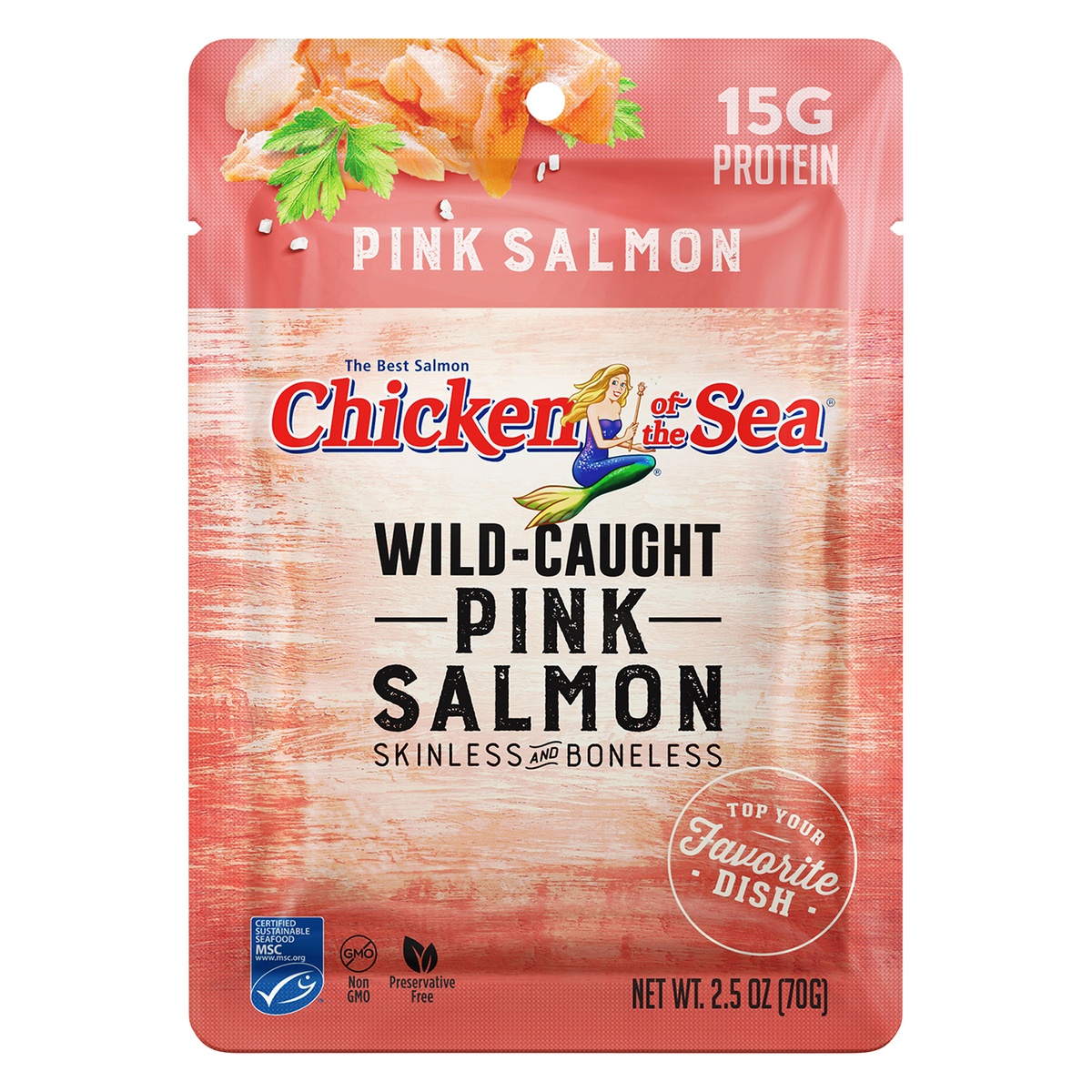slide 1 of 1, Chicken of the Sea Pink Salmon - 2.5oz, 