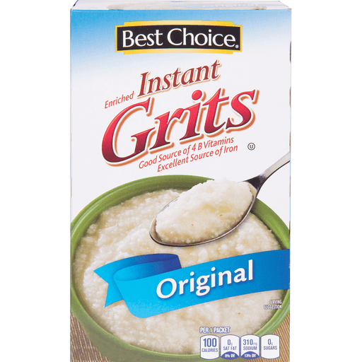 slide 1 of 1, Best Choice Instant Grits Original, 12 oz