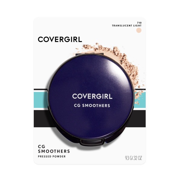 slide 1 of 4, Covergirl COVERGIRL Smoothers Pressed Powder Powder, Translucent Light 710, 0.32 oz (9.3 g), 0.32 oz