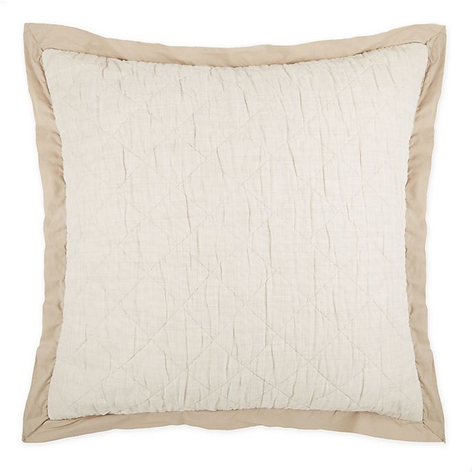 slide 1 of 1, Wamsutta Baylee European Pillow Sham - Taupe, 1 ct