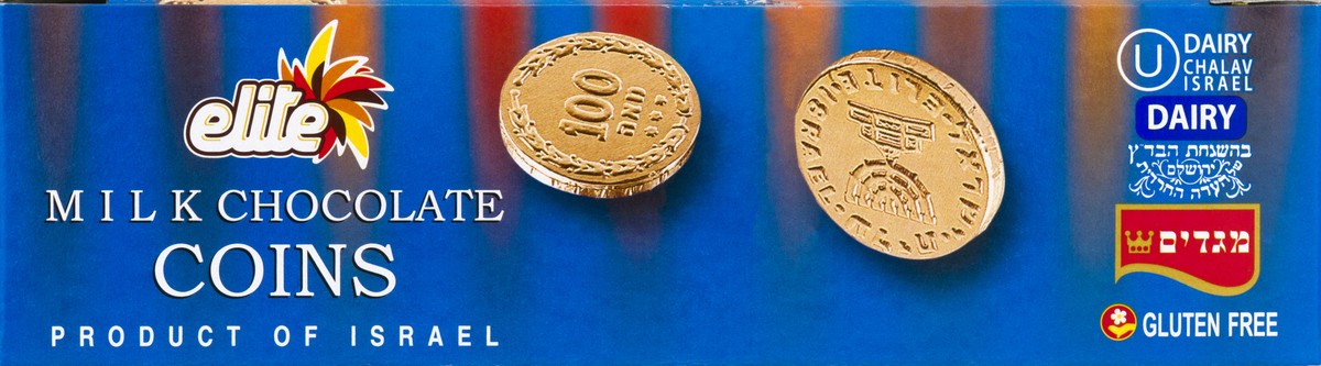 slide 4 of 9, Elite Milk Chocolate Coins - 24-0.53 Oz, 12.72 oz