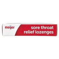 slide 15 of 29, Meijer Sore Throat Relief Lozenges Cherry, 18 ct